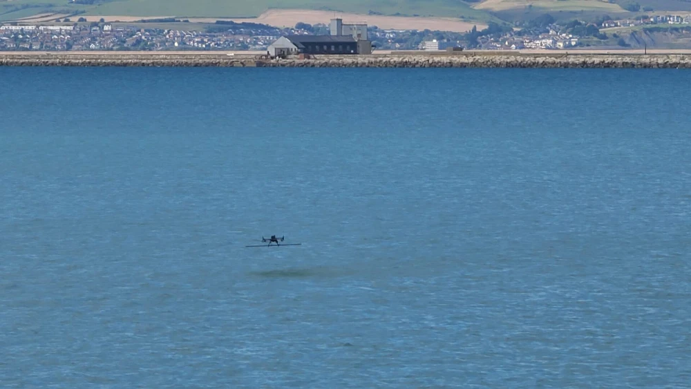 SENSYS R4 over the sea