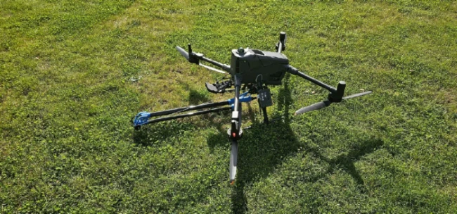 DJI drone with SENSYS MagDrone R1
